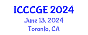 International Conference on Civil, Construction and Geological Engineering (ICCCGE) June 13, 2024 - Toronto, Canada