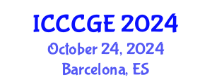 International Conference on Civil, Construction and Geological Engineering (ICCCGE) October 24, 2024 - Barcelona, Spain