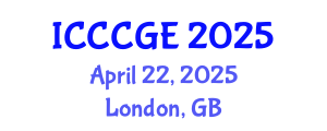 International Conference on Civil, Construction and Geological Engineering (ICCCGE) April 22, 2025 - London, United Kingdom