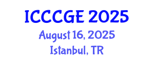 International Conference on Civil, Construction and Geological Engineering (ICCCGE) August 16, 2025 - Istanbul, Turkey