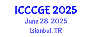 International Conference on Civil, Construction and Geological Engineering (ICCCGE) June 28, 2025 - Istanbul, Turkey