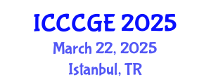 International Conference on Civil, Construction and Geological Engineering (ICCCGE) March 22, 2025 - Istanbul, Turkey