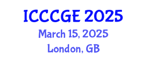 International Conference on Civil, Construction and Geological Engineering (ICCCGE) March 15, 2025 - London, United Kingdom