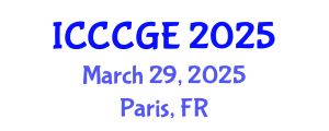 International Conference on Civil, Construction and Geological Engineering (ICCCGE) March 29, 2025 - Paris, France
