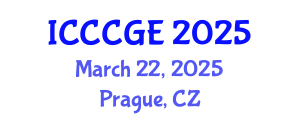 International Conference on Civil, Construction and Geological Engineering (ICCCGE) March 22, 2025 - Prague, Czechia
