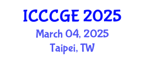 International Conference on Civil, Construction and Geological Engineering (ICCCGE) March 04, 2025 - Taipei, Taiwan