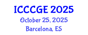 International Conference on Civil, Construction and Geological Engineering (ICCCGE) October 25, 2025 - Barcelona, Spain
