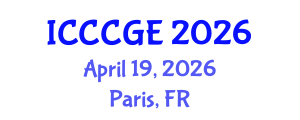 International Conference on Civil, Construction and Geological Engineering (ICCCGE) April 19, 2026 - Paris, France