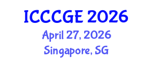 International Conference on Civil, Construction and Geological Engineering (ICCCGE) April 27, 2026 - Singapore, Singapore International Conference on Civil, Construction and Geological Engineering (ICCCGE) April 27, 2026 - Singapore, Singapore