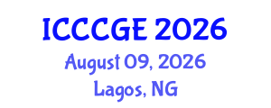 International Conference on Civil, Construction and Geological Engineering (ICCCGE) August 09, 2026 - Lagos, Nigeria