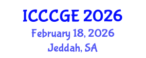 International Conference on Civil, Construction and Geological Engineering (ICCCGE) February 18, 2026 - Jeddah, Saudi Arabia
