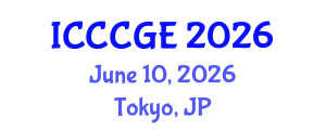 International Conference on Civil, Construction and Geological Engineering (ICCCGE) June 10, 2026 - Tokyo, Japan