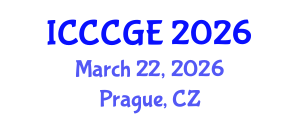 International Conference on Civil, Construction and Geological Engineering (ICCCGE) March 22, 2026 - Prague, Czechia