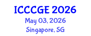 International Conference on Civil, Construction and Geological Engineering (ICCCGE) May 03, 2026 - Singapore, Singapore