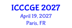 International Conference on Civil, Construction and Geological Engineering (ICCCGE) April 19, 2027 - Paris, France