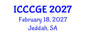 International Conference on Civil, Construction and Geological Engineering (ICCCGE) February 18, 2027 - Jeddah, Saudi Arabia International Conference on Civil, Construction and Geological Engineering (ICCCGE) February 18, 2027 - Jeddah, Saudi Arabia