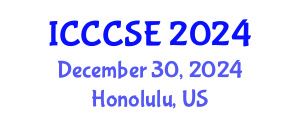International Conference on Civil, Construction and Safety Engineering (ICCCSE) December 30, 2024 - Honolulu, United States