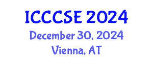 International Conference on Civil, Construction and Safety Engineering (ICCCSE) December 30, 2024 - Vienna, Austria