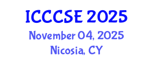 International Conference on Civil, Construction and Safety Engineering (ICCCSE) November 04, 2025 - Nicosia, Cyprus