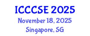 International Conference on Civil, Construction and Safety Engineering (ICCCSE) November 18, 2025 - Singapore, Singapore