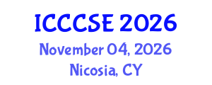 International Conference on Civil, Construction and Safety Engineering (ICCCSE) November 04, 2026 - Nicosia, Cyprus International Conference on Civil, Construction and Safety Engineering (ICCCSE) November 04, 2026 - Nicosia, Cyprus