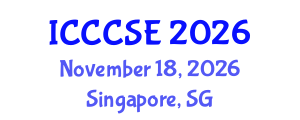 International Conference on Civil, Construction and Safety Engineering (ICCCSE) November 18, 2026 - Singapore, Singapore