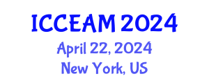 International Conference on Civil Engineering and Applied Mechanics (ICCEAM) April 22, 2024 - New York, United States