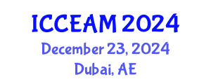 International Conference on Civil Engineering and Applied Mechanics (ICCEAM) December 23, 2024 - Dubai, United Arab Emirates