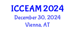 International Conference on Civil Engineering and Applied Mechanics (ICCEAM) December 30, 2024 - Vienna, Austria