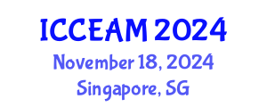 International Conference on Civil Engineering and Applied Mechanics (ICCEAM) November 18, 2024 - Singapore, Singapore