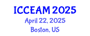 International Conference on Civil Engineering and Applied Mechanics (ICCEAM) April 22, 2025 - Boston, United States