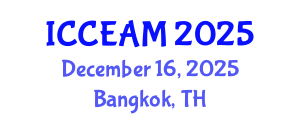 International Conference on Civil Engineering and Applied Mechanics (ICCEAM) December 16, 2025 - Bangkok, Thailand