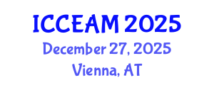 International Conference on Civil Engineering and Applied Mechanics (ICCEAM) December 27, 2025 - Vienna, Austria