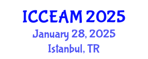 International Conference on Civil Engineering and Applied Mechanics (ICCEAM) January 28, 2025 - Istanbul, Turkey