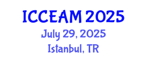 International Conference on Civil Engineering and Applied Mechanics (ICCEAM) July 29, 2025 - Istanbul, Turkey