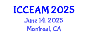 International Conference on Civil Engineering and Applied Mechanics (ICCEAM) June 14, 2025 - Montreal, Canada
