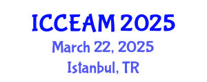 International Conference on Civil Engineering and Applied Mechanics (ICCEAM) March 22, 2025 - Istanbul, Turkey