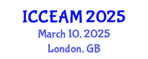 International Conference on Civil Engineering and Applied Mechanics (ICCEAM) March 10, 2025 - London, United Kingdom