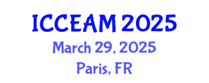 International Conference on Civil Engineering and Applied Mechanics (ICCEAM) March 29, 2025 - Paris, France