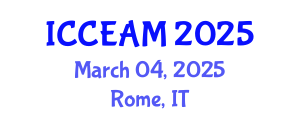 International Conference on Civil Engineering and Applied Mechanics (ICCEAM) March 04, 2025 - Rome, Italy