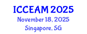 International Conference on Civil Engineering and Applied Mechanics (ICCEAM) November 18, 2025 - Singapore, Singapore