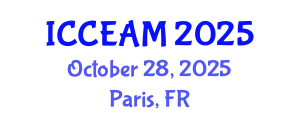 International Conference on Civil Engineering and Applied Mechanics (ICCEAM) October 28, 2025 - Paris, France