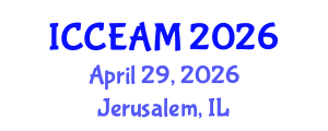 International Conference on Civil Engineering and Applied Mechanics (ICCEAM) April 29, 2026 - Jerusalem, Israel