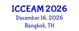 International Conference on Civil Engineering and Applied Mechanics (ICCEAM) December 16, 2026 - Bangkok, Thailand International Conference on Civil Engineering and Applied Mechanics (ICCEAM) December 16, 2026 - Bangkok, Thailand
