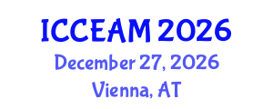 International Conference on Civil Engineering and Applied Mechanics (ICCEAM) December 27, 2026 - Vienna, Austria International Conference on Civil Engineering and Applied Mechanics (ICCEAM) December 27, 2026 - Vienna, Austria