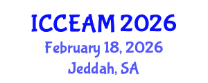 International Conference on Civil Engineering and Applied Mechanics (ICCEAM) February 18, 2026 - Jeddah, Saudi Arabia