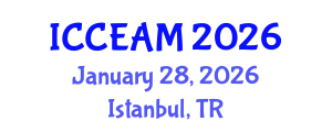 International Conference on Civil Engineering and Applied Mechanics (ICCEAM) January 28, 2026 - Istanbul, Turkey