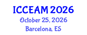 International Conference on Civil Engineering and Applied Mechanics (ICCEAM) October 25, 2026 - Barcelona, Spain