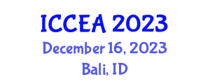 International Conference on Civil Engineering and Architecture (ICCEA) December 16, 2023 - Bali, Indonesia