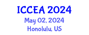 International Conference on Civil Engineering and Architecture (ICCEA) May 02, 2024 - Honolulu, United States